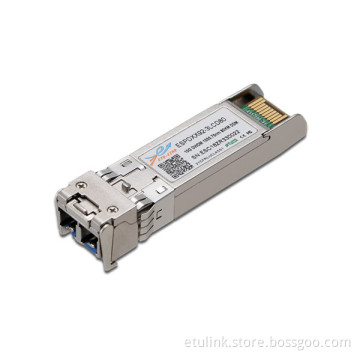 10Gbps DWDM 100GHz 80KM SFP+ Transceiver